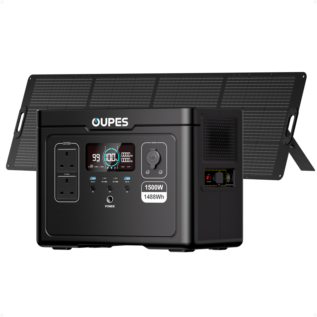 OUPES Exodus 1500 + 240W Solar Panel | Solar Generator Kits