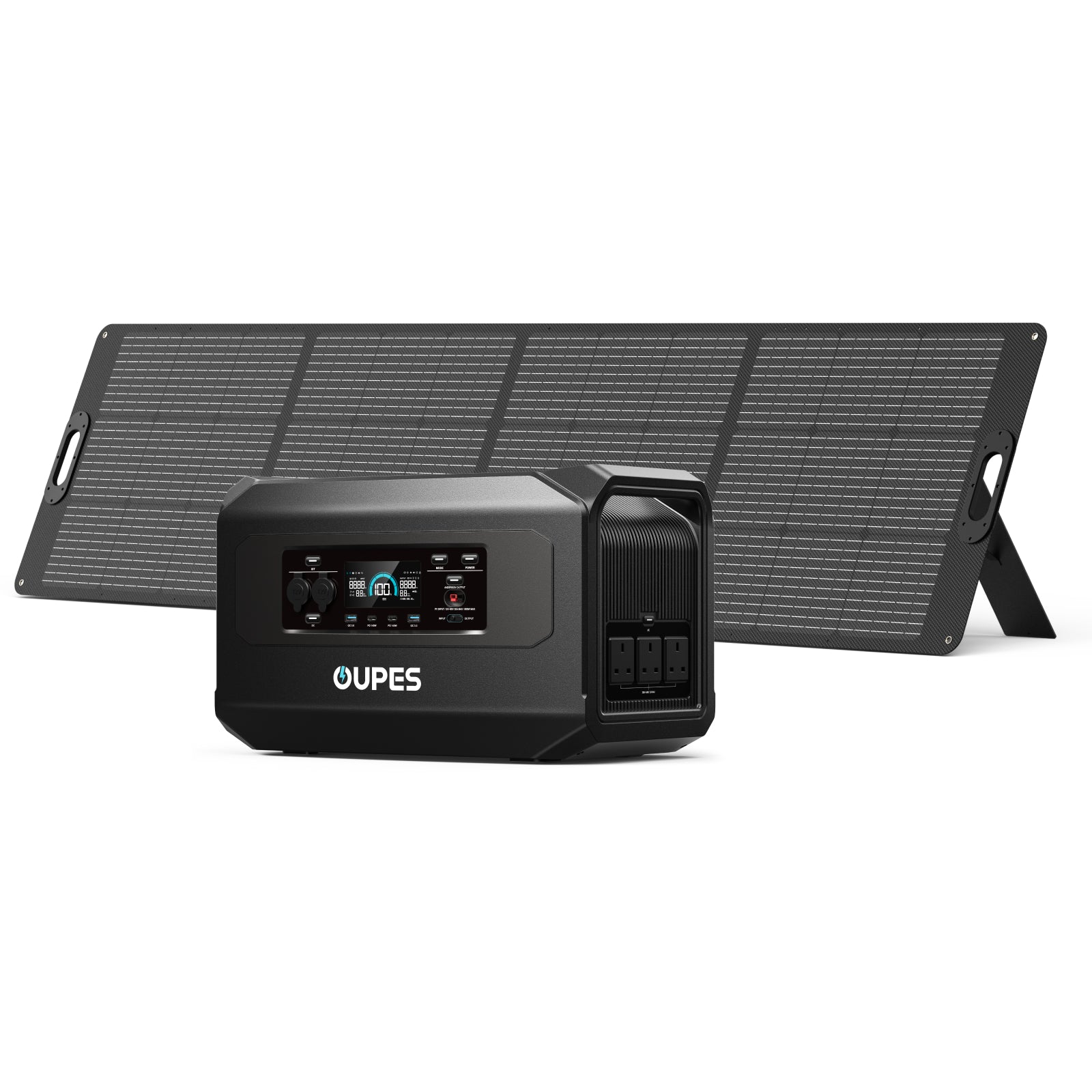 Mega 2 Pro + 240W Solar Panel | Solar Generator Kits