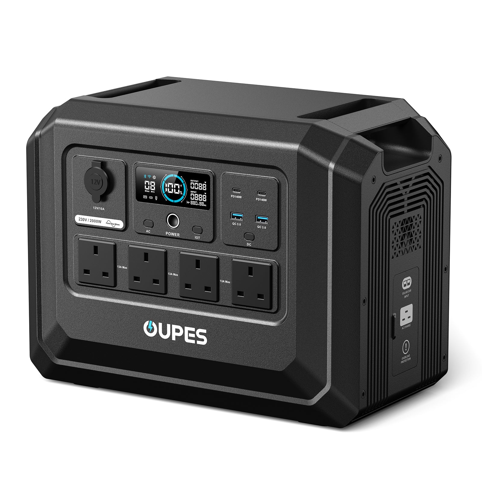OUPES Mega 1 Lite Home Backup & Portable Power Station | 2000W 1024Wh
