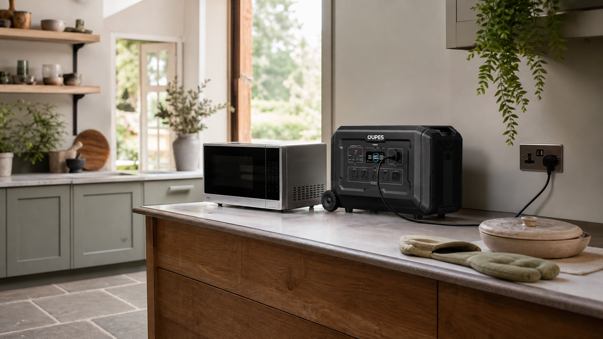 Microwave Wattage Guide: Power, Energy Cost and Backup Sizing