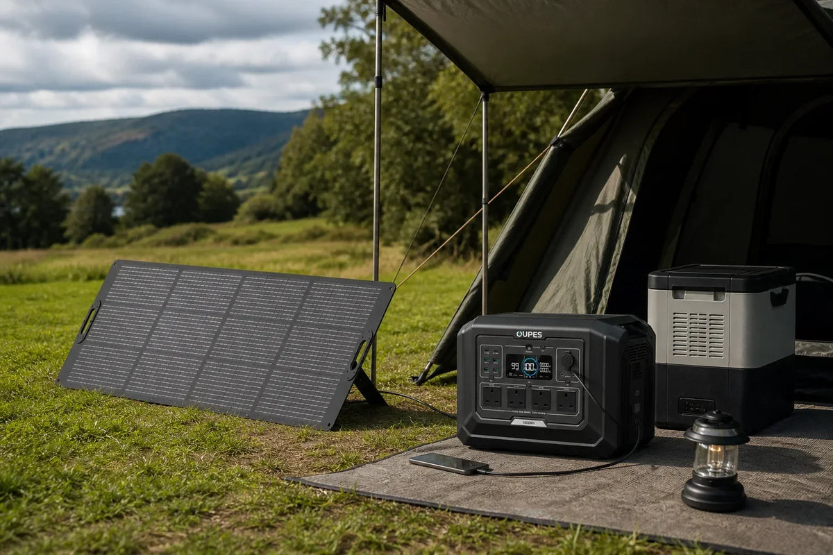 Camping Solar Panels: How to Plan Power for a UK Trip