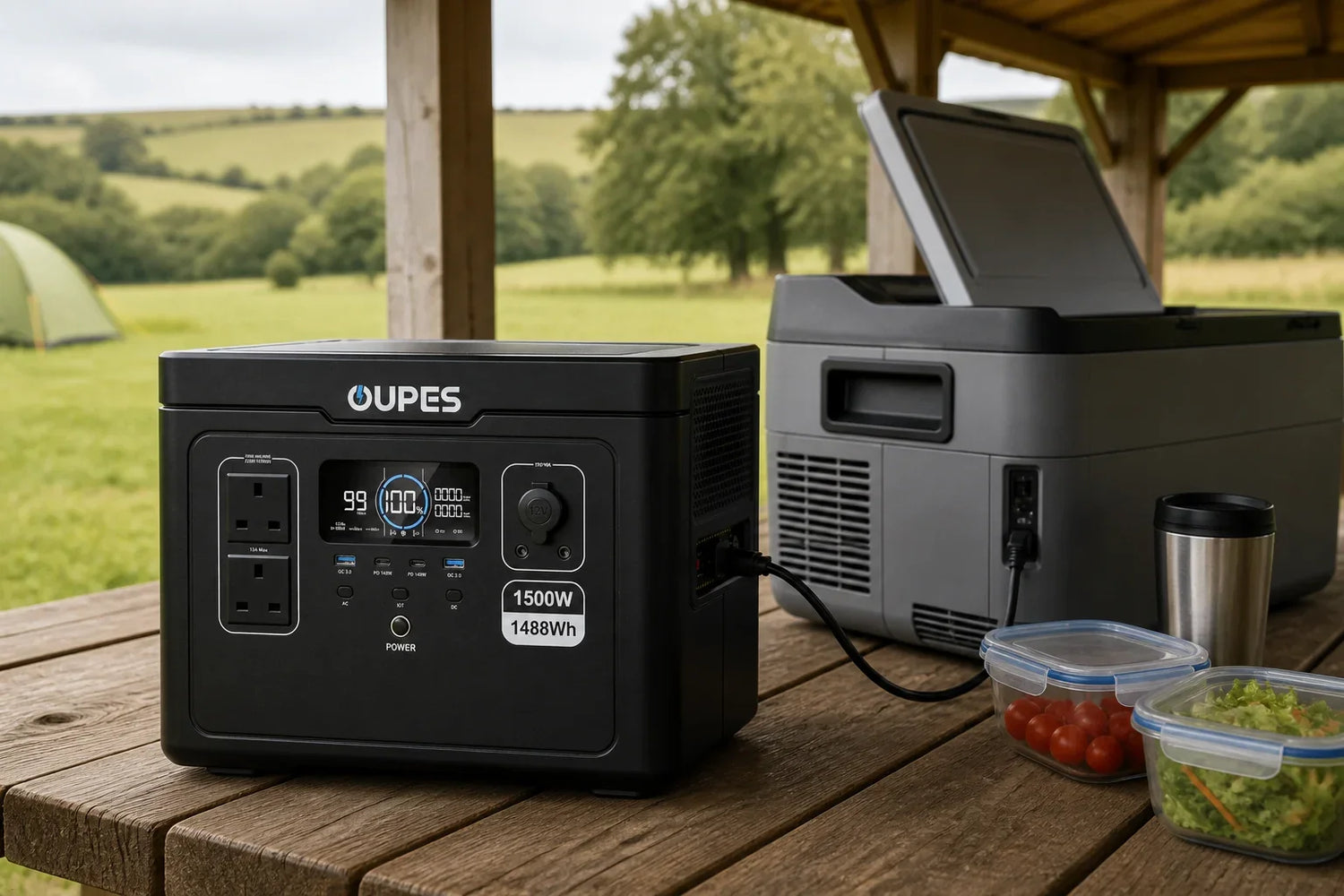 Outdoor Fridge Power Guide: Estimate Runtime Before You Travel