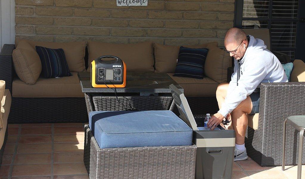 portable power station-solar backup battery